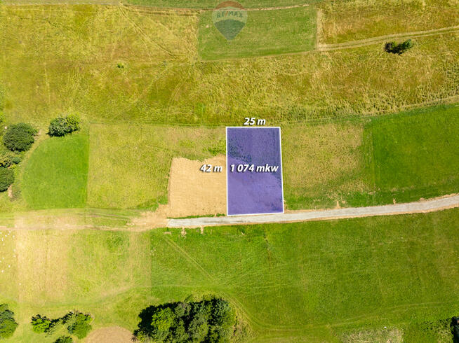 Działka budowlana Leszczyny 1074m2