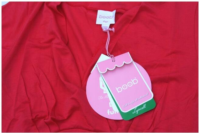 S Bluzka ciążowa Boob czerwona do karmienia Por