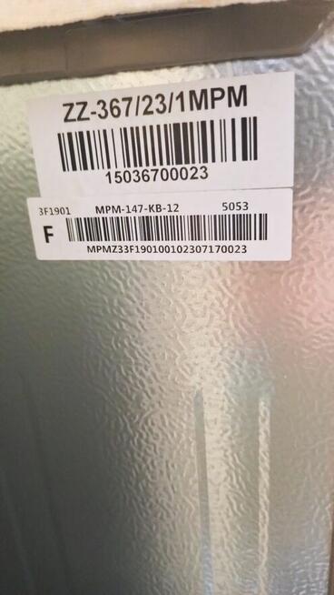 Chłodziarko zamrażarka lodówka MPM mała 144cm jak nowa