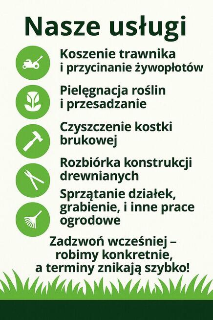Usługi ogrodnicze Szczecin i okolice