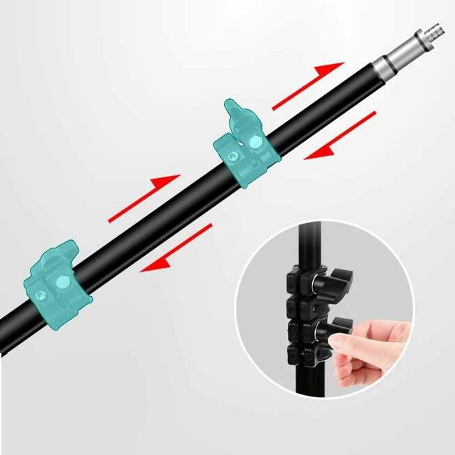 Regulowany statyw uchwyt podłogowy na Tablet