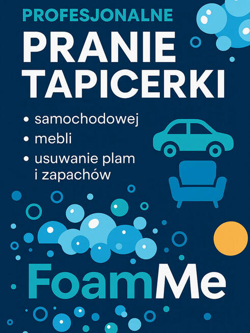 Pranie tapicerki samochodowej / mebli / dywanów/ Lublin