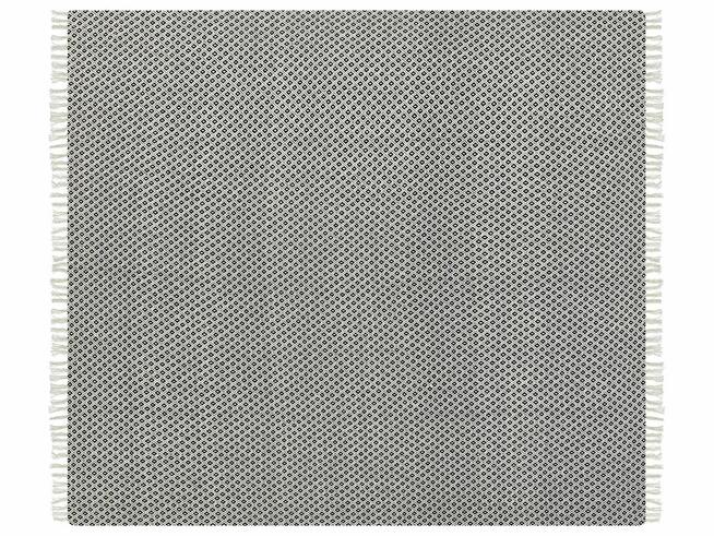 Koc Bawełna 220 x 240 cm Czarny