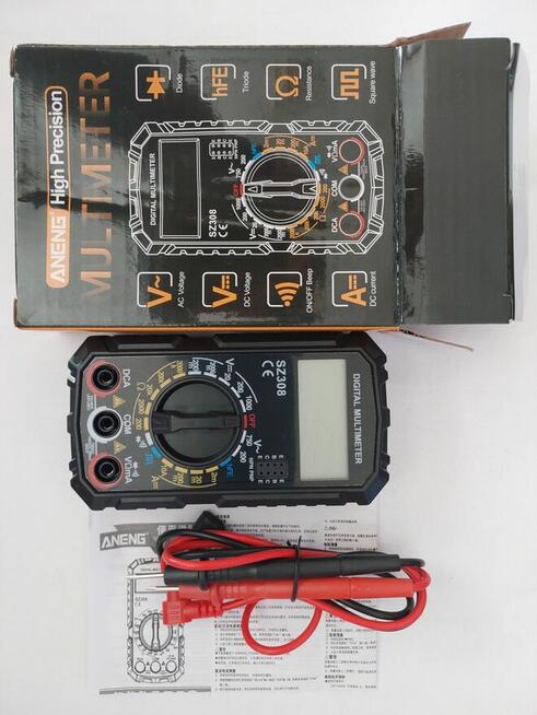 Multimetr SZ 308 - pomiar wielkości elektrycznych