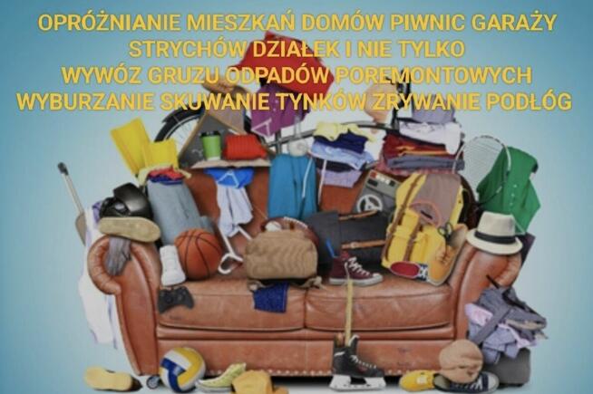 Utylizacja mebli opróżnianie mieszkań piwnic komórek