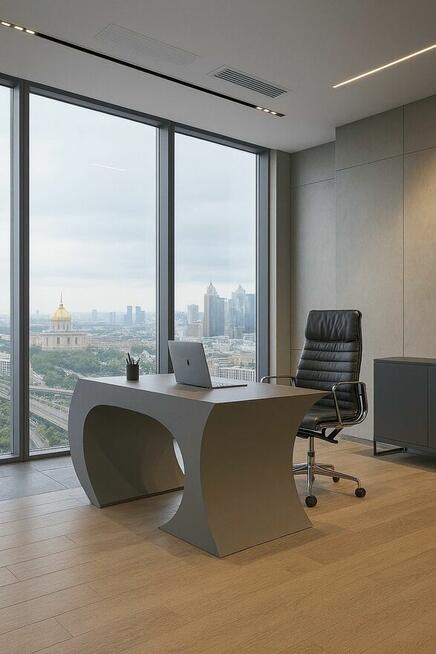 Stół biurko ultra nowoczesny stolik metal X14