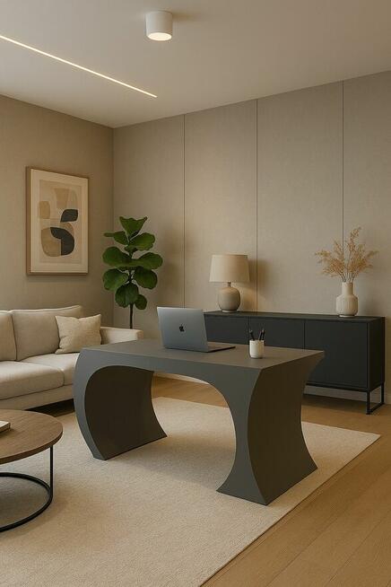 Stół biurko ultra nowoczesny stolik metal X14