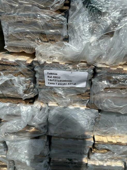 Podbitka boazeria malowana szczotkowana RAL RR32 KL. A / B