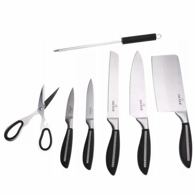 Noże na stojaku ala Versace