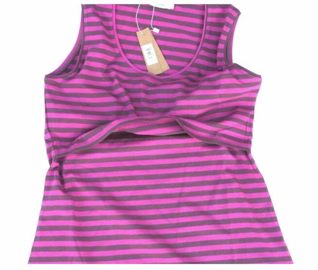 M Bluzka ciążowa bez rękawów Milker do karmienia