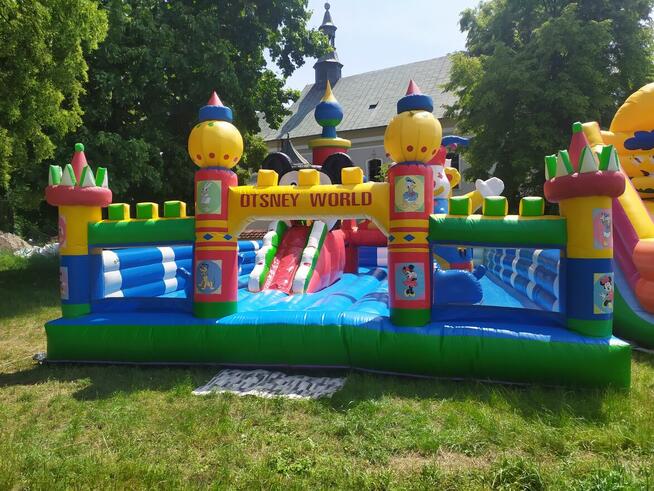 Biały Miś, zjeżdżalnia dmuchana