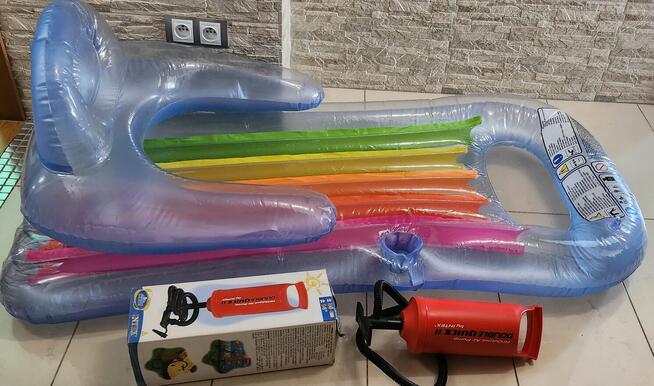 Fotel dmuchany plażowy + pompka