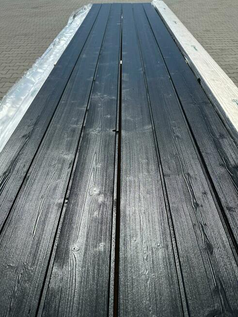 Podbitka boazeria malowana szczotkowana RAL 9005 KL. A / B