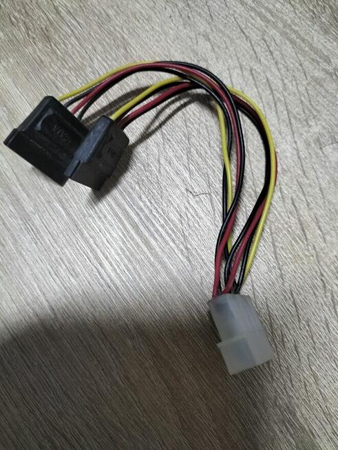 Kabel zasilający Sata 3 Molex dysk twardy nagrywarka Blu-ray