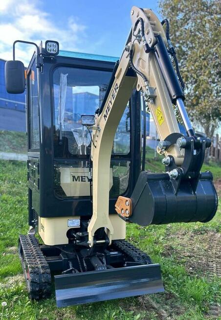 Minikoparka MEYER EX12 YANMAR (Skrętne ramię + Joystick)