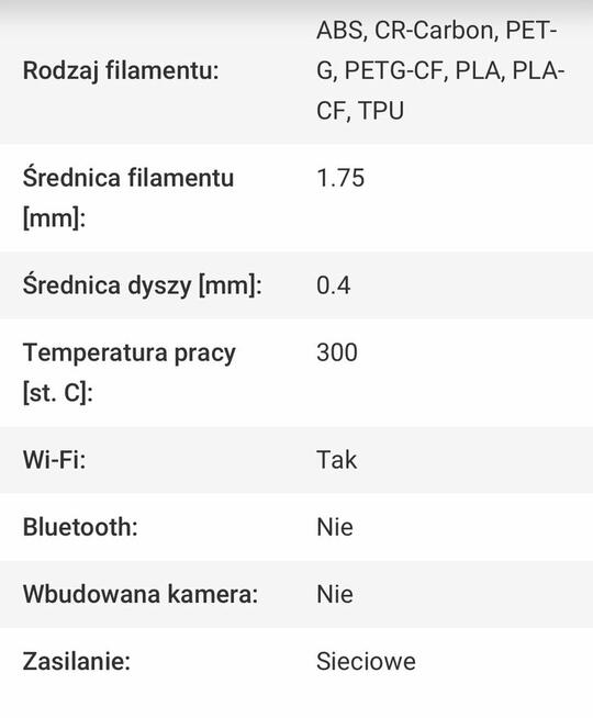 Drukarka 3D CREALITY