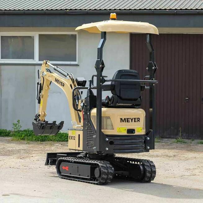 Minikoparka MEYER EX12 Joystick Skrętne ramie silnik YANMAR