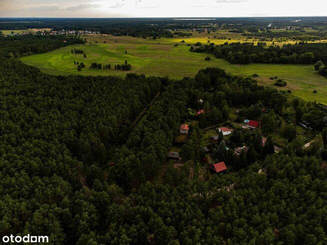 Działka zabudowana-Twój dom w sercu lasu