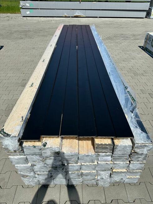 Podbitka boazeria malowana szczotkowana RAL 9005 KL. A / B