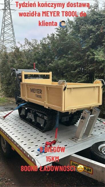 Wozidło Gąsienicowe Taczka spalinowa MEYER T800L LEASING