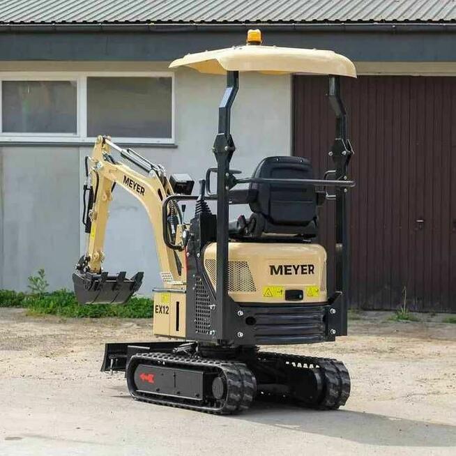 Minikoparka MEYER EX12 YANMAR, joystick, rozsuwane gasienice