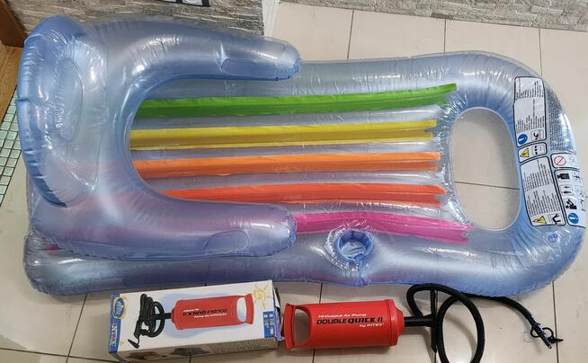 Fotel dmuchany plażowy + pompka