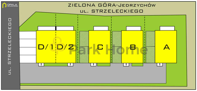 Dom Zielona Góra Jędrzychów, Pawła Strzeleckiego