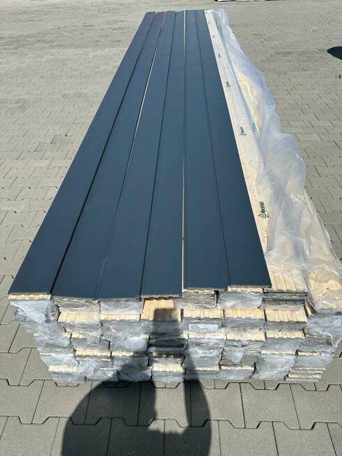 Podbitka boazeria malowana szczotkowana RAL 7016 KL. A / B