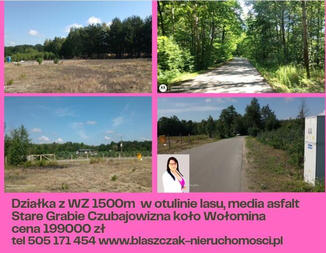 Działka od 7000m2 Emilianów Radzymin S8 media asfalt