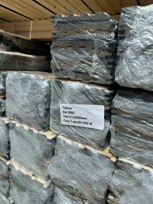 Podbitka boazeria malowana szczotkowana RAL 9005 KL. A / B