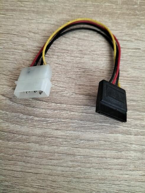 Kabel zasilający Sata 3 Molex dysk twardy nagrywarka Blu-ray