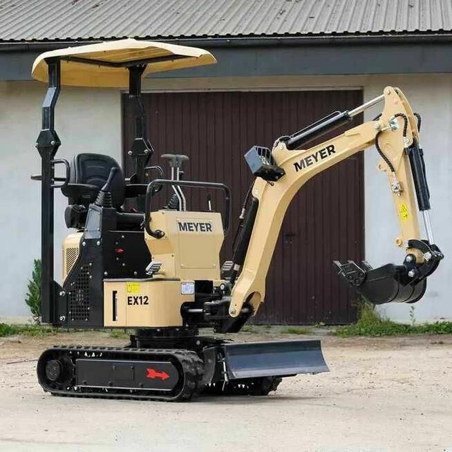 Minikoparka MEYER EX12 YANMAR, joystick, rozsuwane gasienice