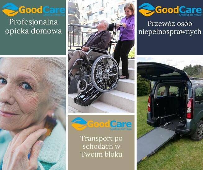 Transport osób po schodach i przewóz osób niepełnosprawnych