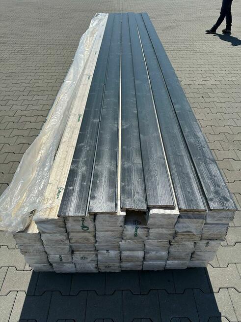 Podbitka boazeria malowana szczotkowana RAL 7016 KL. A / B