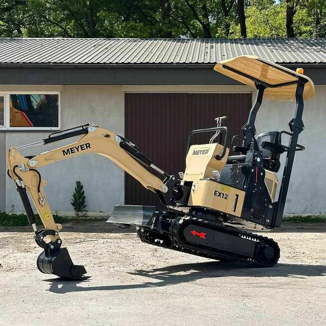 Minikoparka MEYER EX12 Joystick Skrętne ramie silnik YANMAR