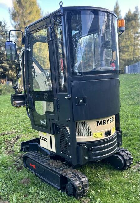 Minikoparka MEYER EX12 YANMAR, rozsuwane gąsienice LEASING