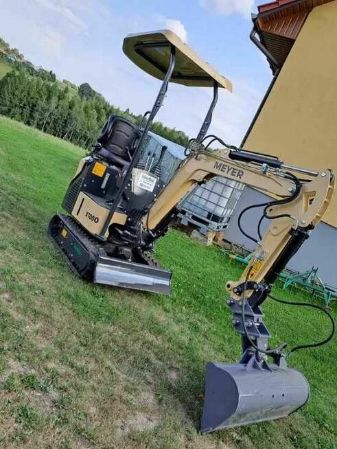 Minikoparka MEYER X1000 (skretne ramie, silnik KOOP) LEASING