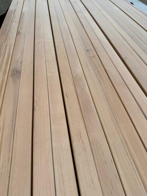 deska deski drewno na ławki do sauny OLCHA 27x42mm