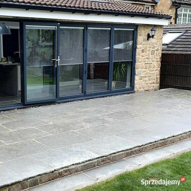 Płytki wapień Grey Limestone bębnowane 60x60x2,2 cm