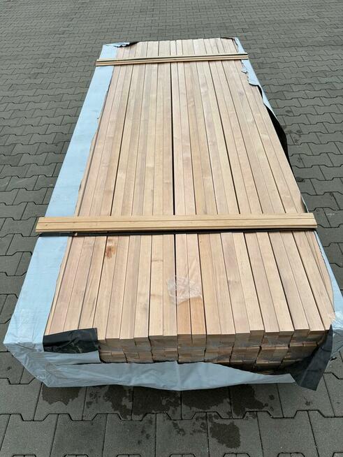 deska deski drewno na ławki do sauny OLCHA 27x42mm