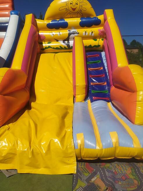 Biały Miś, zjeżdżalnia dmuchana