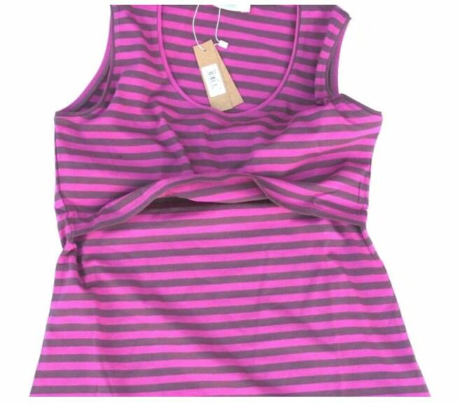 M Bluzka ciążowa bez rękawów Milker do karmienia