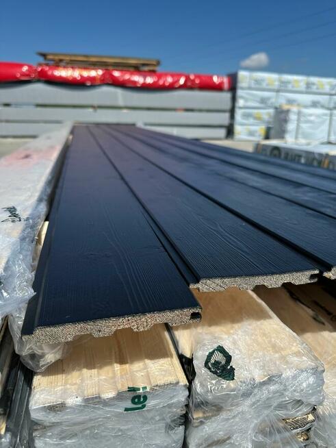 Podbitka boazeria malowana szczotkowana RAL 9005 KL. A / B