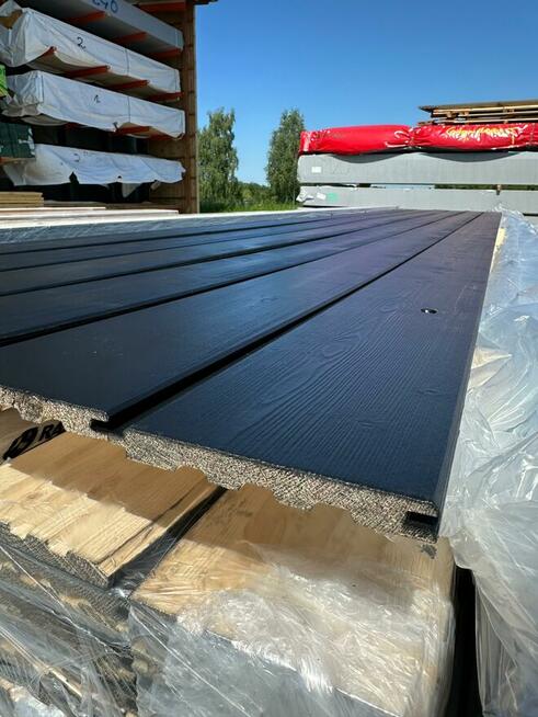 Podbitka boazeria malowana szczotkowana RAL 9005 KL. A / B