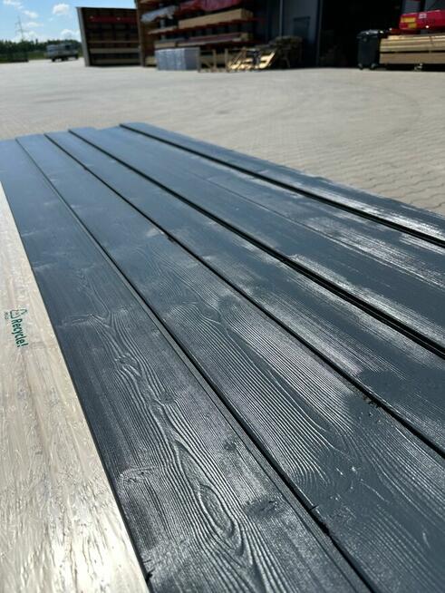 Podbitka boazeria malowana szczotkowana RAL 7016 KL. A / B