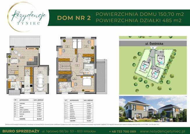 Dom wolnostojący 150,70 m² Bez PCC •