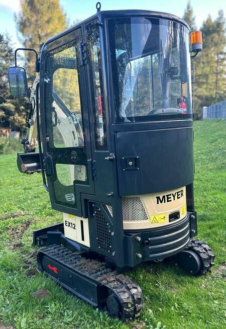 Minikoparka MEYER EX12 YANMAR (Skrętne ramię + Joystick)