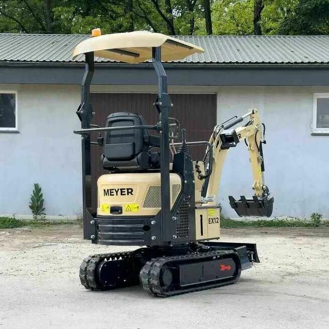Minikoparka MEYER EX12 YANMAR, joystick, rozsuwane gasienice