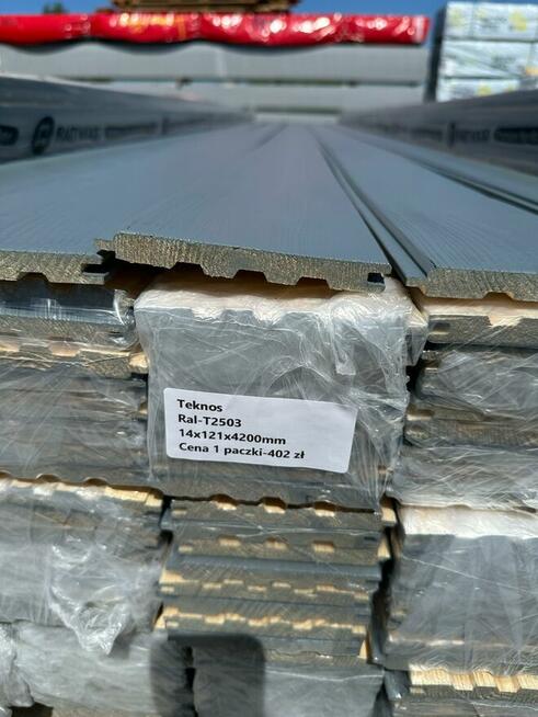 Podbitka boazeria malowana szczotkowana RAL T2503 KL. A / B