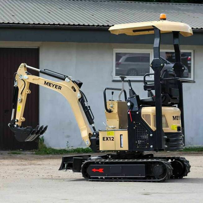 Minikoparka MEYER EX12 Joystick Skrętne ramie silnik YANMAR